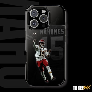 Patrick Mahomes Phone Case for iPhone & Samsung Kansas City Football Phone Case Mahomes Fan Gift Sports Case for iPhone 16 15 14 Galaxy S24