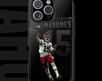 Patrick Mahomes iPhone & Samsung Case: Kansas City Chiefs Football Fan