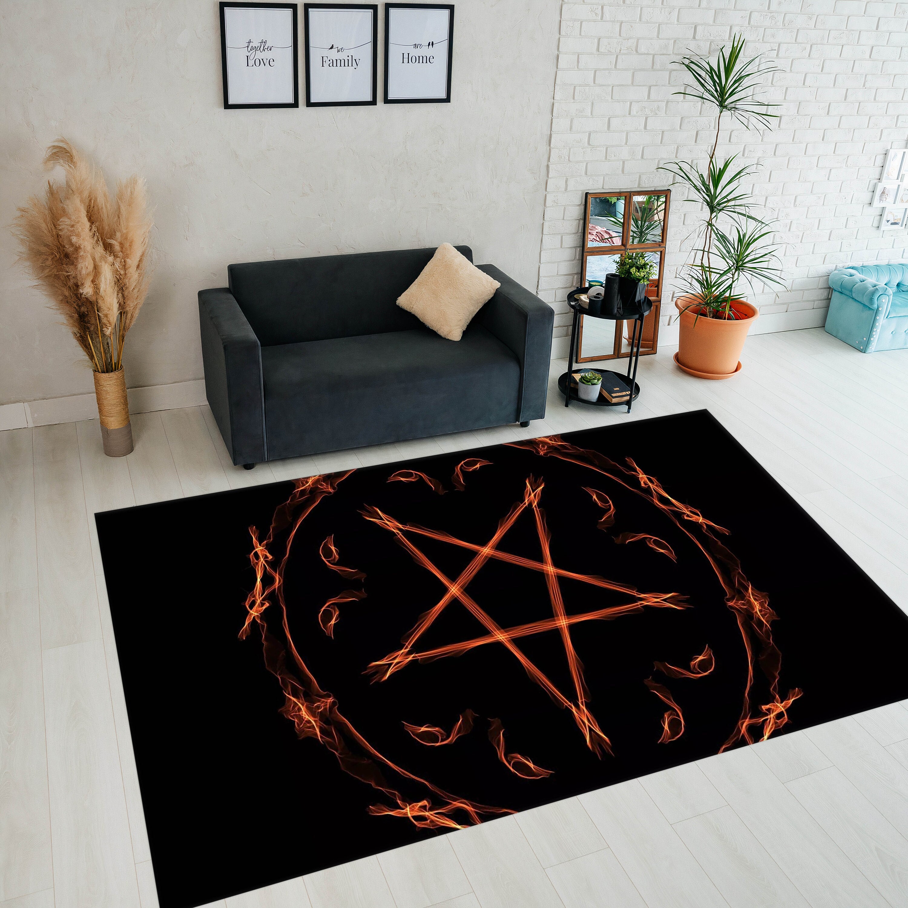 Satanic Rug - Etsy Canada