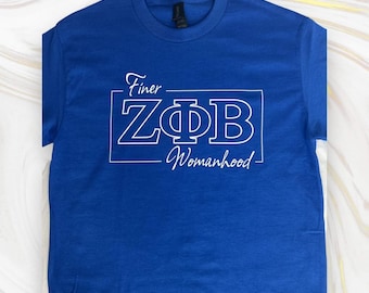 Zeta Phi Beta Finer Womanhood T-Shirt (Unisex)
