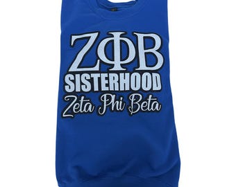 Zeta Phi Beta Sisterhood Sweatshirt – Celebrating Unity & Legacy Unisex)