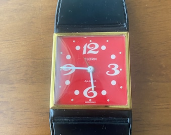 Rare Florn Working Alarm Wristwatch - Vintage German Timepiece