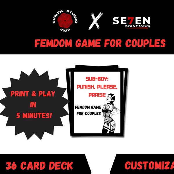 Femdom Games for Couples: Femdom Cards, Humiliation, Femdom Gifts, Femdom Training, Femdom Toilet, Femdom toy, Femdom Slave, Femdom Workbook