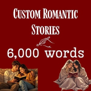 Racconto romantico personalizzato (6.000 parole) – Racconto breve personalizzato, copertina GRATUITA, romanticismo NSFW, Kinks benvenuti, Smut personalizzato, Dark Fantasy