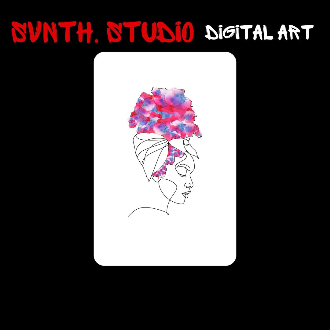 Oakland Culture: Afro Art Series | Minimalist African Line Art, Women ...