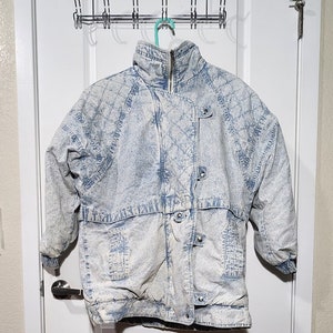 Vintage 90s Andy Johns Denim Jacket - Etsy