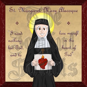 The Joyful Saints - St. Margaret Mary Alacoque [DIGITAL DOWNLOAD]