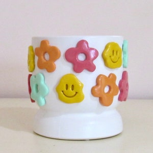 retro flower planter