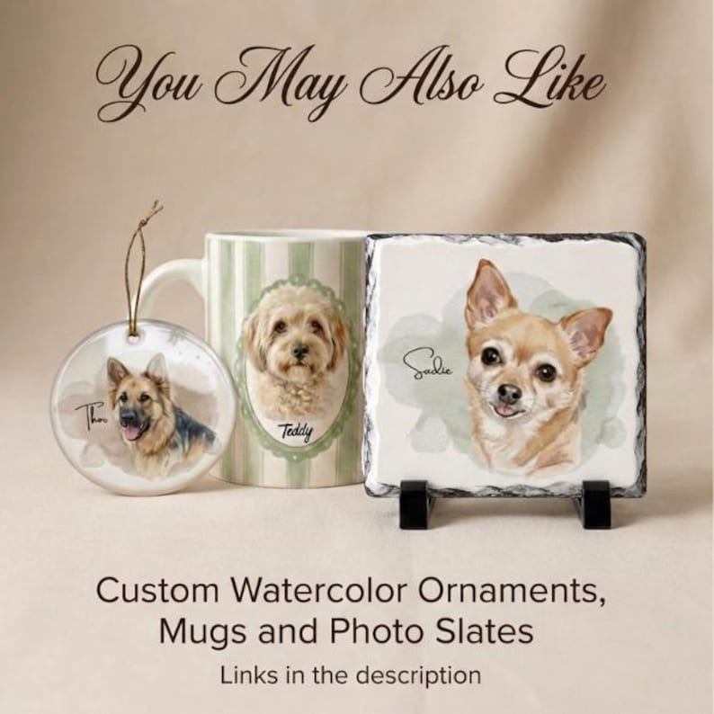 Custom Cat Mug Pet Portrait Ceramic Cup Coffee Cat Mom Gift New Pet Owner Present Custom Dog Mug Vintage Style Personalized Pet Face Name image 12