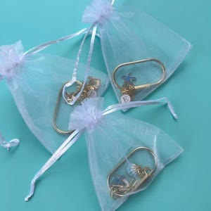 Blue Coastal Tote Charm Last Toast On The Coast Bachelorette Party Favor Trendy Beach Bag Charm Preppy Coastal Charm Shell Purse Accessory image 9