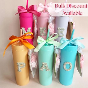 Personalisierte Skinny Tumbler Sleepover Party Favor Teen Geburtstag Selbstfürsorge Geschenk Spa-Party Geschenk Jubeln Team Geschenk Tween Verwöhnen Party Hautpflege