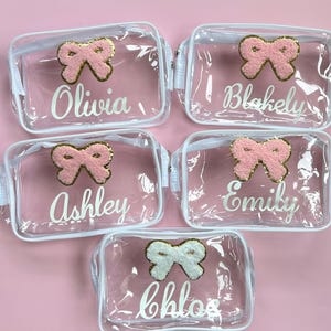 Bogen Thema Party Favor Geschenk Tasche Beauty Kit Kosmetiktasche Personalisierte Spa Party Tasche Für Teen Sleepover Mädchen Wochenende Goodie Bags Verwöhnparty