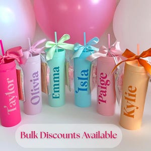 Copo fino personalizado para festa de aniversário de adolescentes, pacote de autocuidado, presente para festa de spa, presente para equipe de torcida, lembrancinha para despedida de solteira, copo para fim de semana de meninas