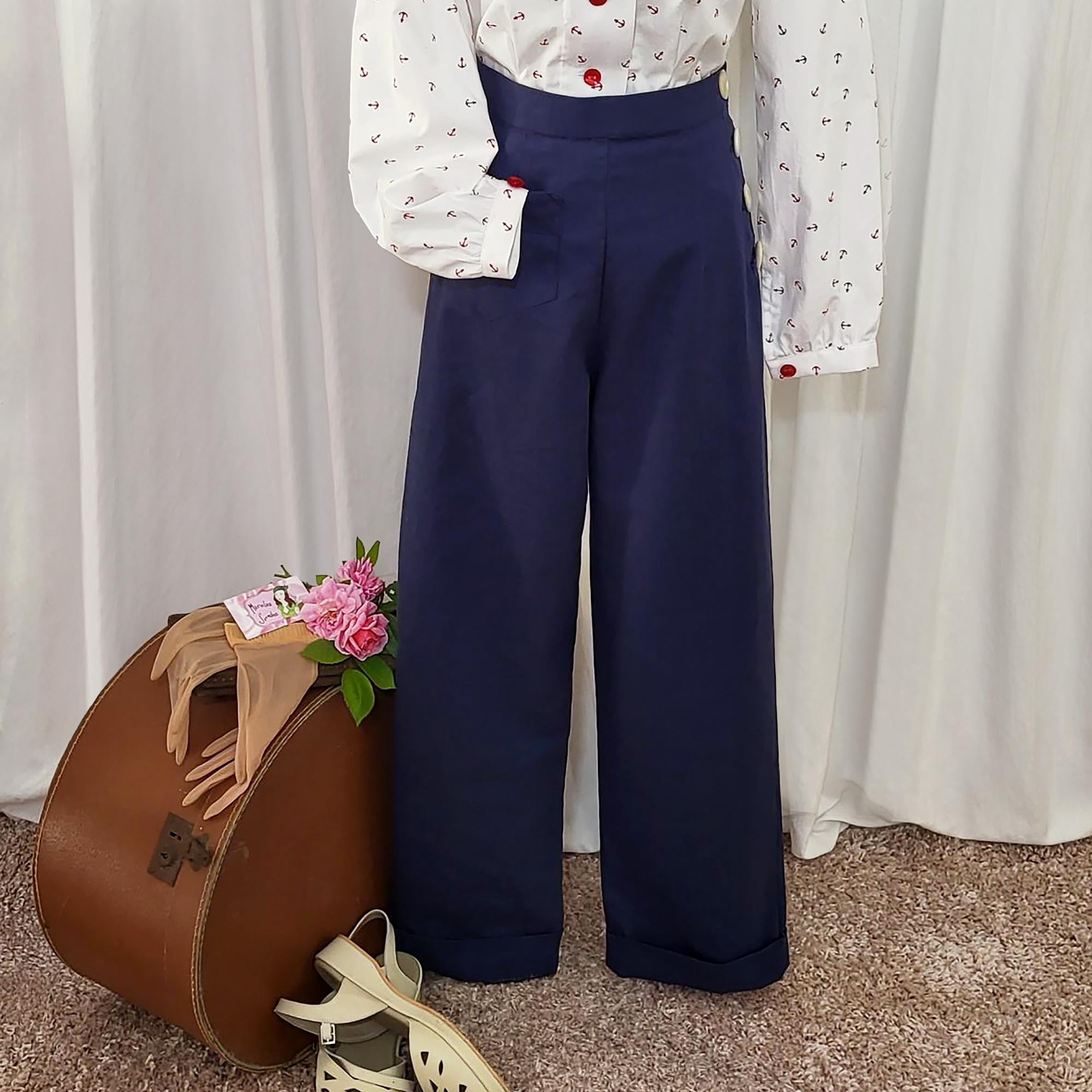 Pantalon marin vintage France