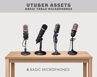 vtuber mic vtuber assets basic microphone vtuber microphone twitch overlay png tuber mic vtuber black mic anime mic black mic stream asset