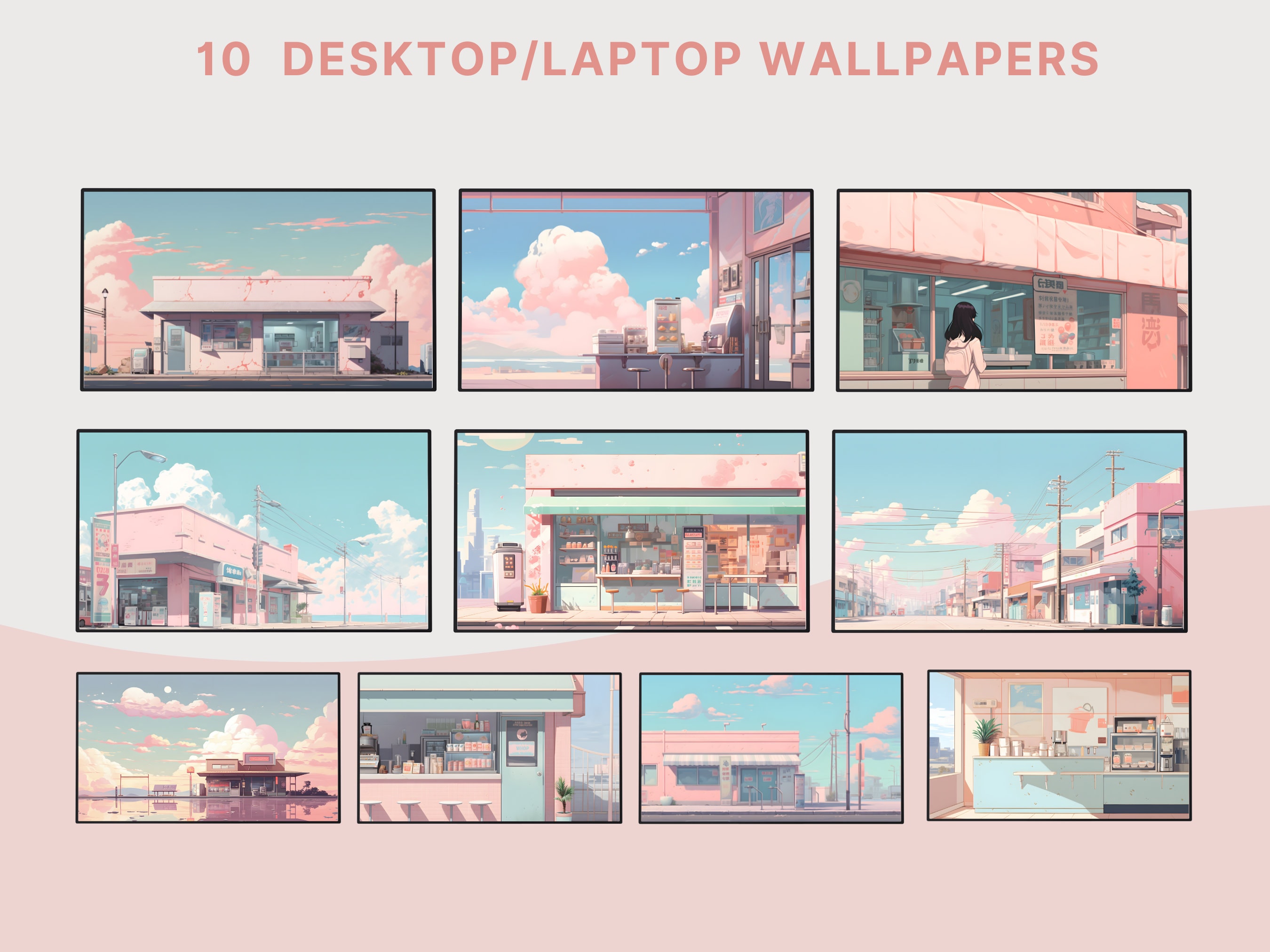 Pink Anime Wallpaper Pink Desktop Wallpaper Pastel Wallpaper Cute