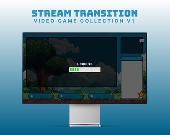 animated video game twitch stinger retro fantasy stream transition loading screen stinger for streamers and vtubers