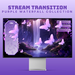 purple twitch transition butterfly twitch stinger animated stream overlay butterfly vtuber animated stinger twitch purple stinger twitch