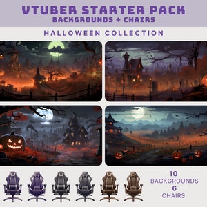 vtuber halloween background halloween twitch overlay spooky halloween background lofi twitch background ghibli vtuber background lofi twitch