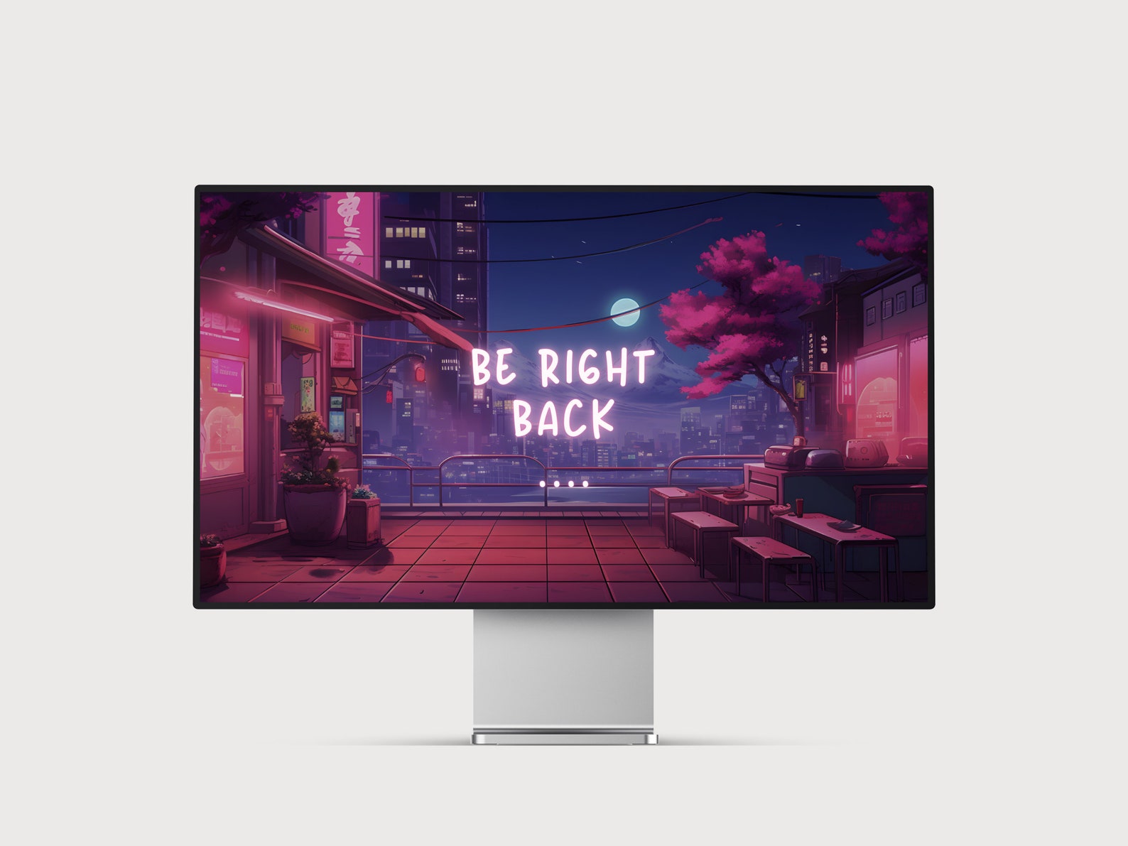 Lofi Animated Stream Screen Lofi Twitch Stream Screen Pink Twitch ...