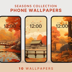 studio ghibli inspired autumn iphone wallpaper fall season wallpaper aesthetic anime wallpaper cute iphone wallpaper kawai wallpaper android