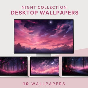 Pink desktop wallpaper aesthetic pink sky desktop wallpaper magical pink night wallpaper pink halloween night wallpaper pink goth wallpaper