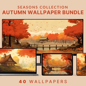 Fall wallpaper aesthetic autumn wallpaper anime wallpaper studio ghibli inspired fall desktop wallpaper ultrawide anime phone wallpaper ipad