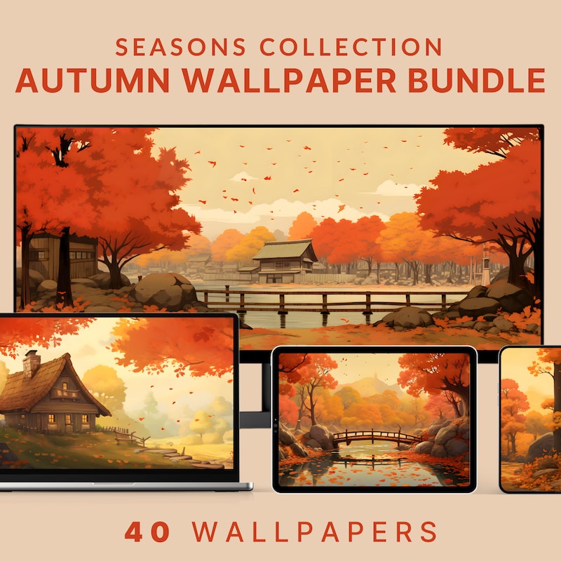 Fall Inspired Desktop Wallpaper Etsy UK