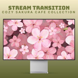 sakura zucken übergang gemütlich stempel übergang animierte frühling übergang sakura twitch overlay