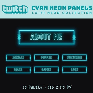 neon twitch lofi twitch panels panels green twitch panels vaporwave twitch overlay glowing twitch panels neon aesthetic twitch overlay green
