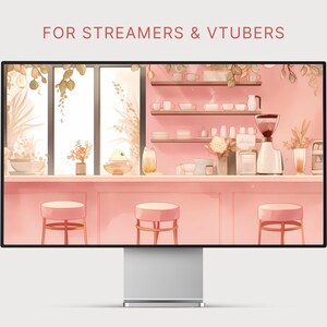 Pink Animated Background Pink Vtuber Background Cozy Twitch Overlay ...