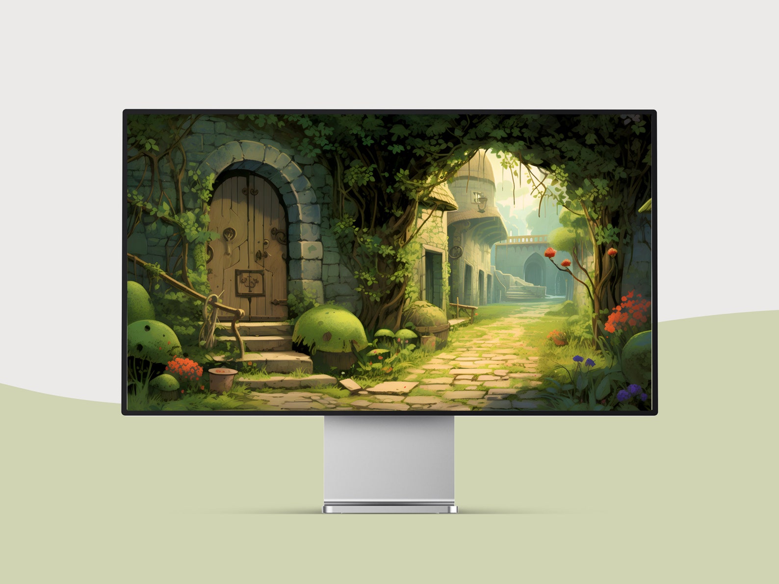 Ghibli Inspired Desktop Wallpaper Anime Desktop Wallpaper - Etsy
