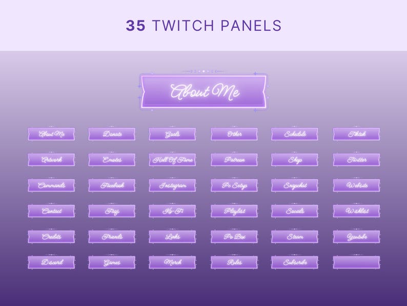 Purple Forest Stream Package Cozy Twitch Overlay Witch Forest Stream ...