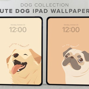 Cute ipad wallpaper cute dog wallpaper affirmation wallpaper minimalist ipad wallpaper beige aesthetic wallpaper kawaii ipad wallpaper