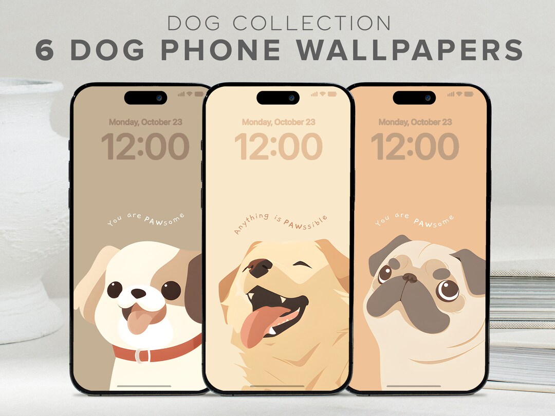 Cute iPhone Wallpaper Cute Dog Wallpaper Affirmation Wallpaper