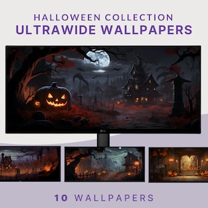 Ultra wide wallpaper halloween wallpaper ultrawide halloween wallpaper desktop wallpaper ultrawide anime halloween wallpaper spooky desktop