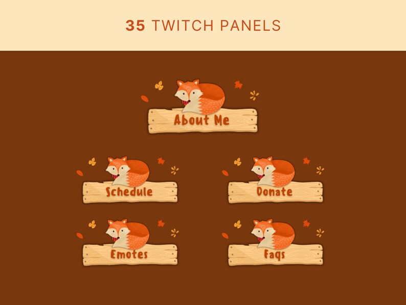 Fall Streamer Designs Fall Twitch Overlay Fall Stream Pack Twitch Autumn Animated Background ...
