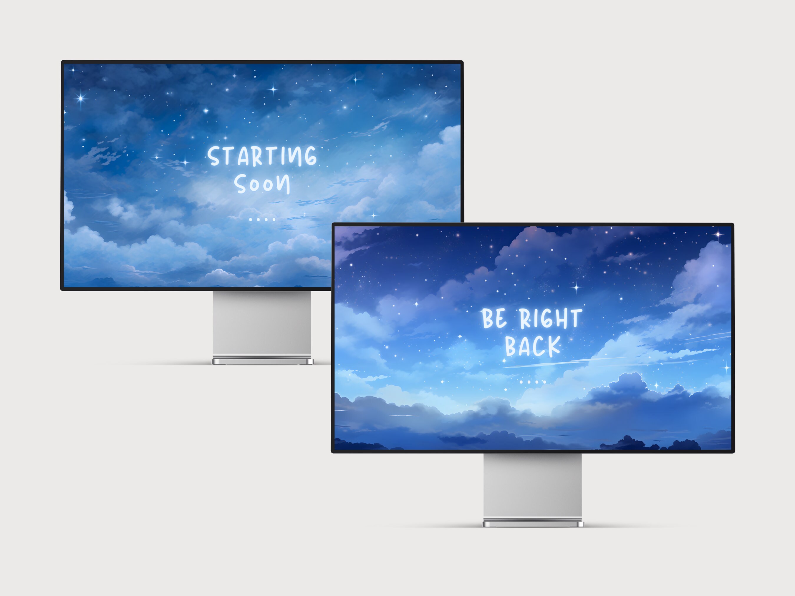 Stream Screen Blue Blue Animated Stream Screen Blue Sky Twitch Stream Screen Blue Twitch ...
