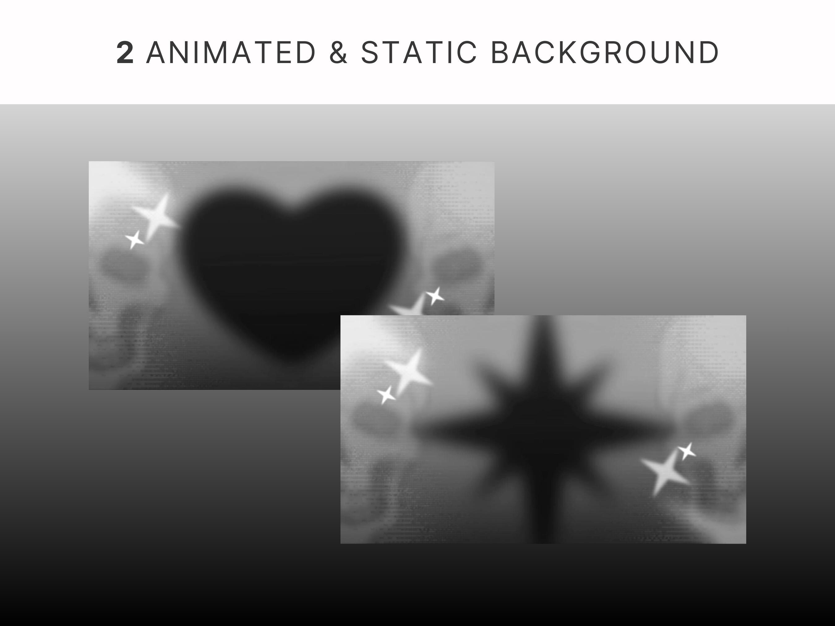 Heart Stream Package Cyber Goth Twitch Overlay Coquette Twitch Pack ...