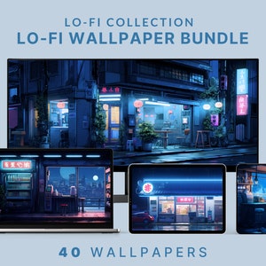 Lofi wallpaper blue lofi anime desktop wallpaper vaporwave wallpaper blue anime wallpaper ultra wide wallpaper studio ghibli  wallpaper mac