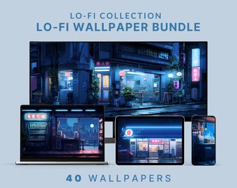Lofi wallpaper blue lofi anime desktop wallpaper vaporwave wallpaper blue anime wallpaper ultra wide wallpaper studio ghibli  wallpaper mac