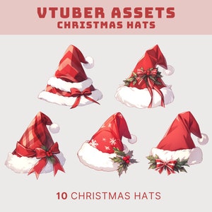 vtuber christmas hat asset christmas vtuber asset png tuber christmas hat cute vtuber christmas asset hat png christmas hat png vtuber asset