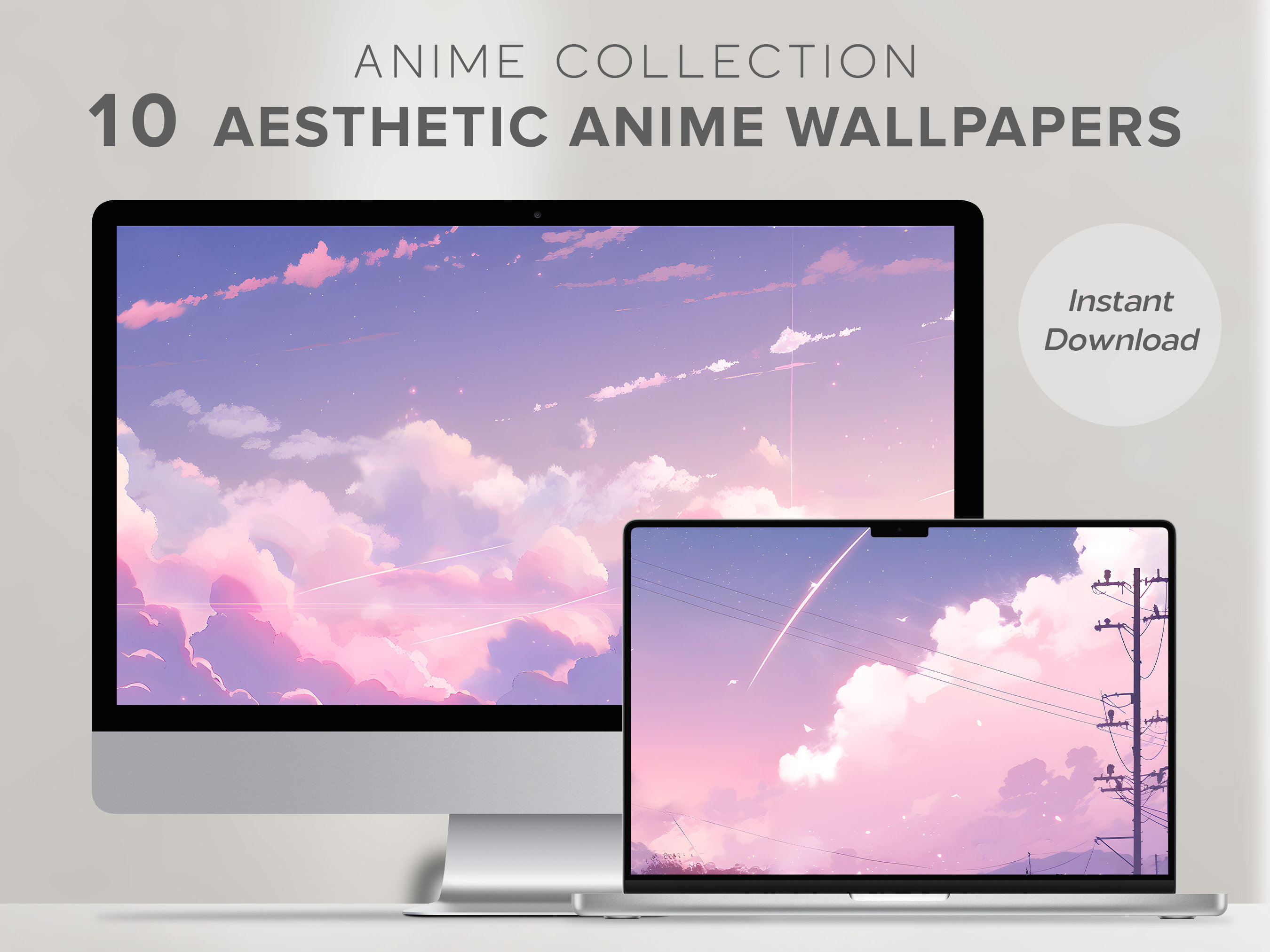 Aesthetic anime wallpaper pc