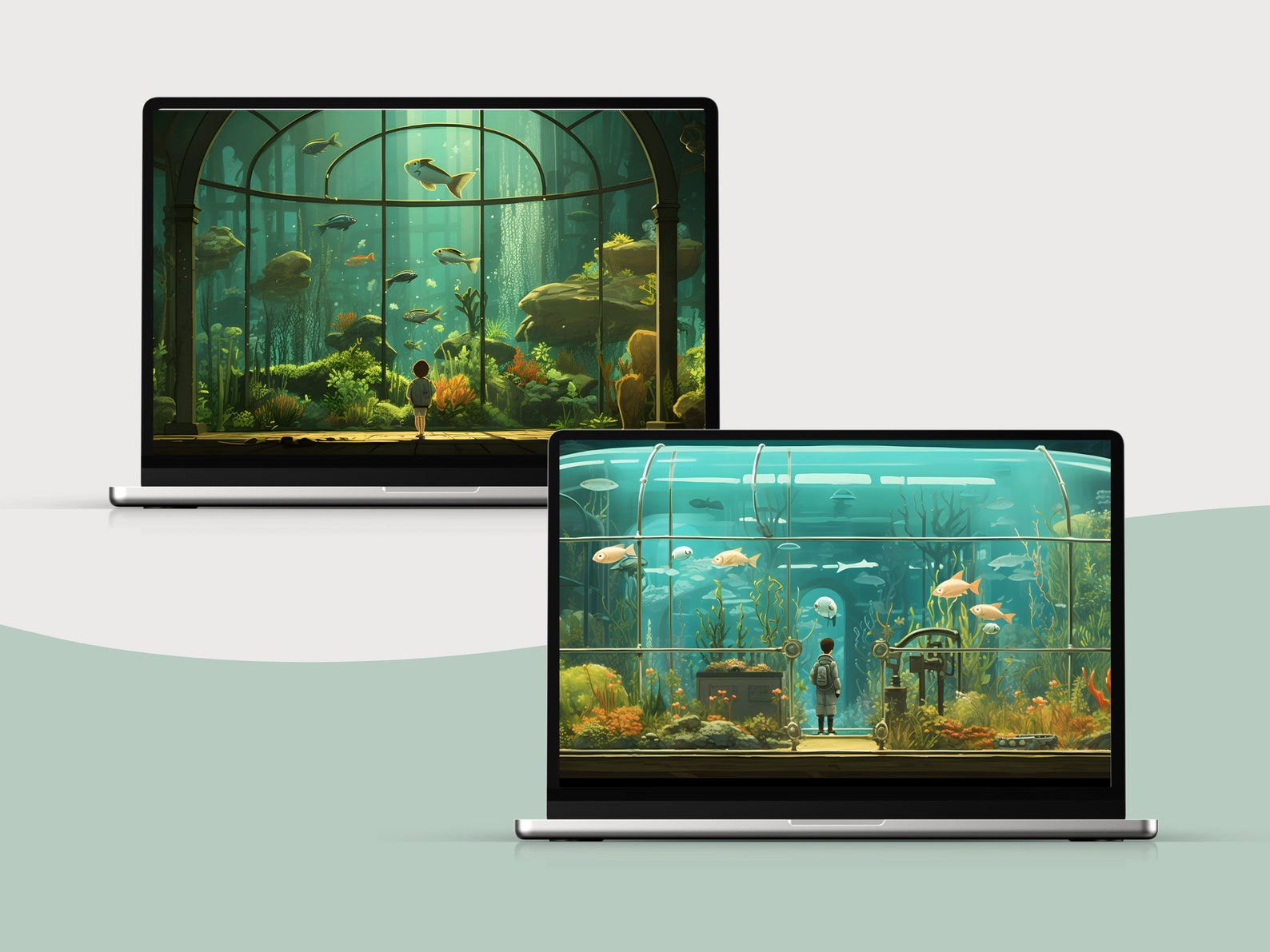 Studio Ghibli Inspired Wallpaper Anime Desktop Wallpaper Anime - Etsy