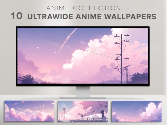Wallpaper ID: 517351 / birds, sky, ultrawide, Floating Castle, anime, 2K,  ultra-wide, anime girls, castle, clouds Wallpaper