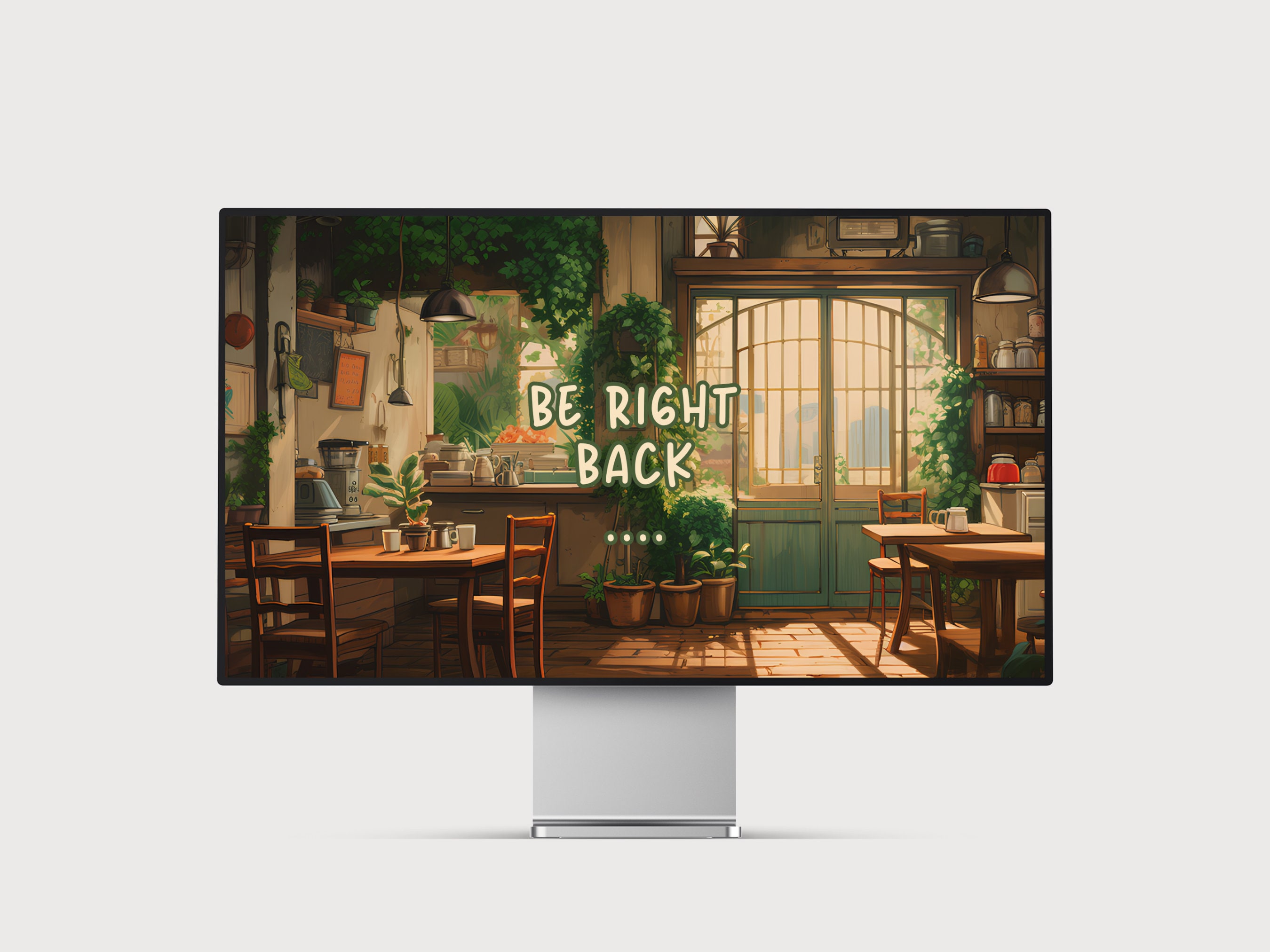 Cozy Twitch Overlay Lofi Cafe Animated Stream Screen Lofi Twitch ...