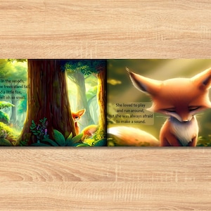 The Little Fox Children's Digital Story Book PDF/Printable eBook Download Kids Story Educational image 3