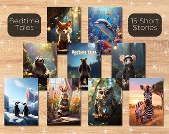 Bedtime Tales | Children's Digital Short Stories Book | PDF/Printable eBook Download | Kids Animal Book