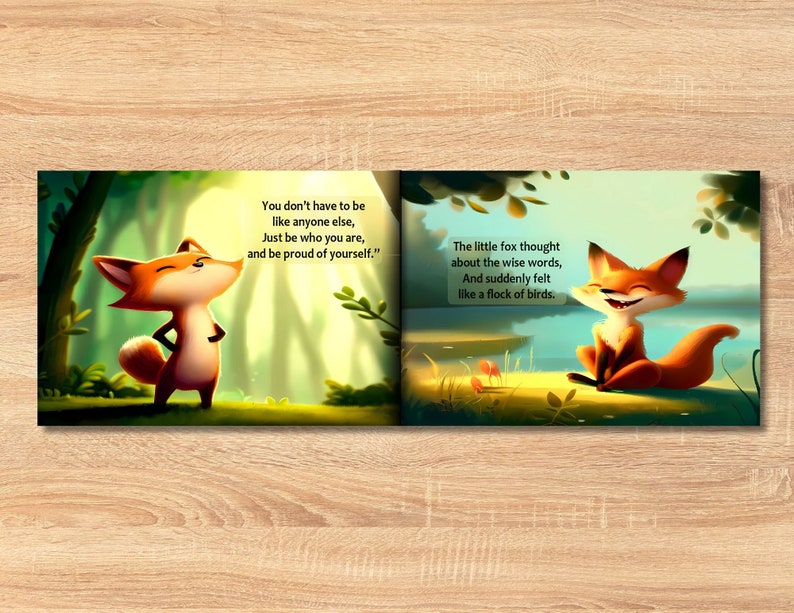 The Little Fox Children's Digital Story Book PDF/Printable eBook Download Kids Story Educational image 8