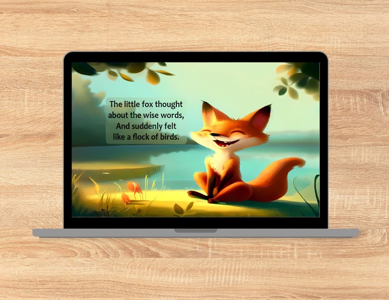 The Little Fox Children's Digital Story Book PDF/Printable eBook Download Kids Story Educational image 9